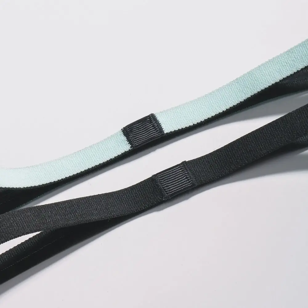 Headband New Sweatband Sports Unisex Men Women Gym Running Yoga Hair Bands Stretch Elastic Silicone Anti-slip Sports Sweatband smile