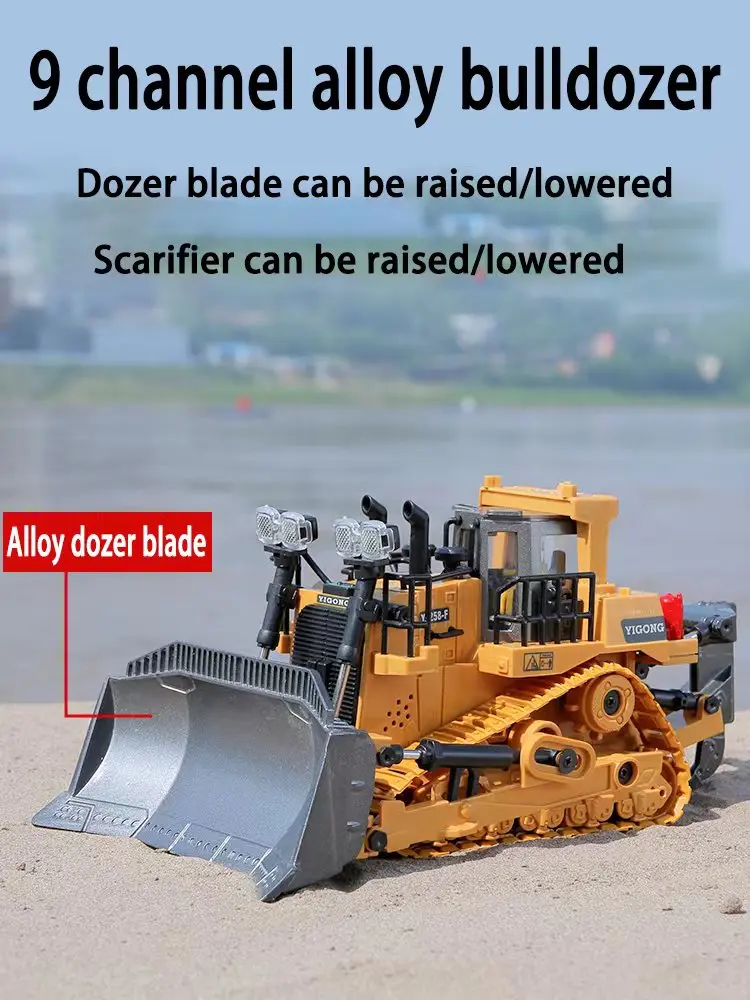 Remote Control Excavator Gesture Radio Crawler High Speed Off Road Climbing Car Men's Children's Toy Bulldozer Boy Rc Truck Gift