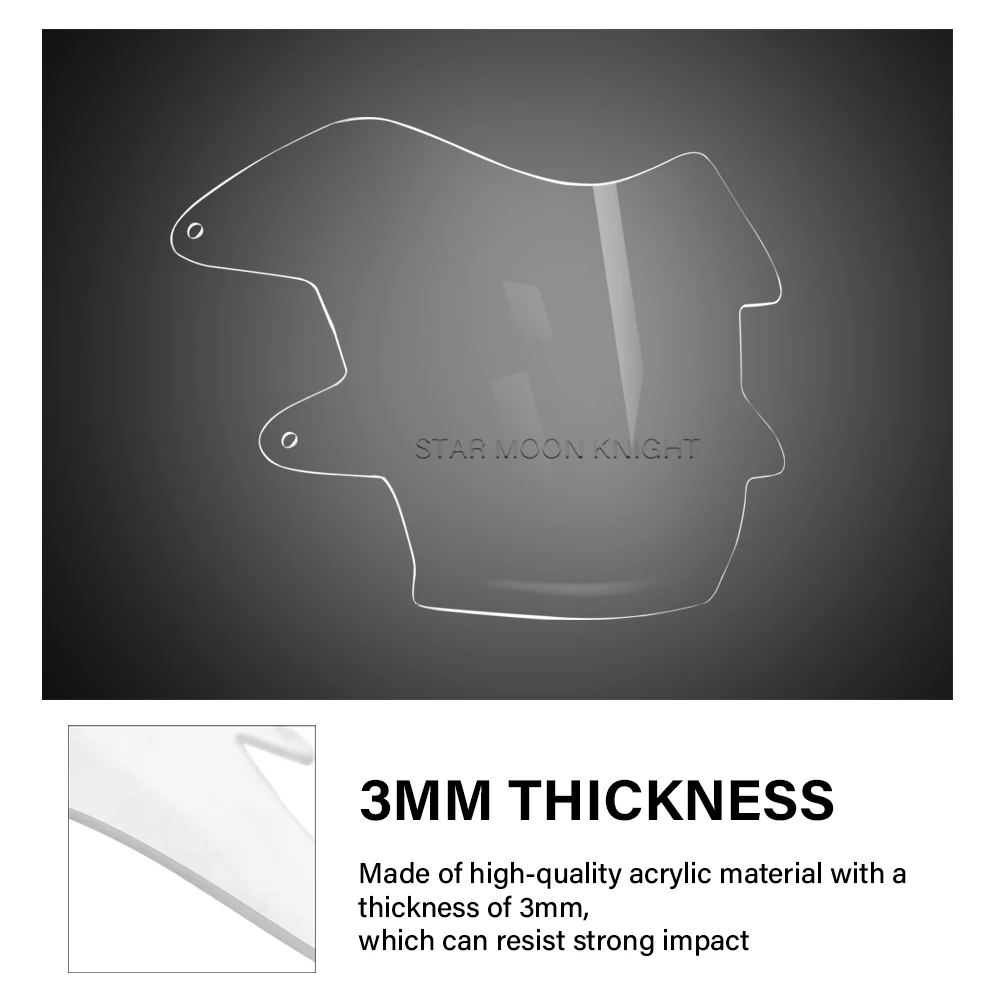 Motorcycle Accessories Acrylic Headlight Protector Light Cover Protective Guard For YAMAHA Tenere 700 Tenere700 XT700Z 2019 -
