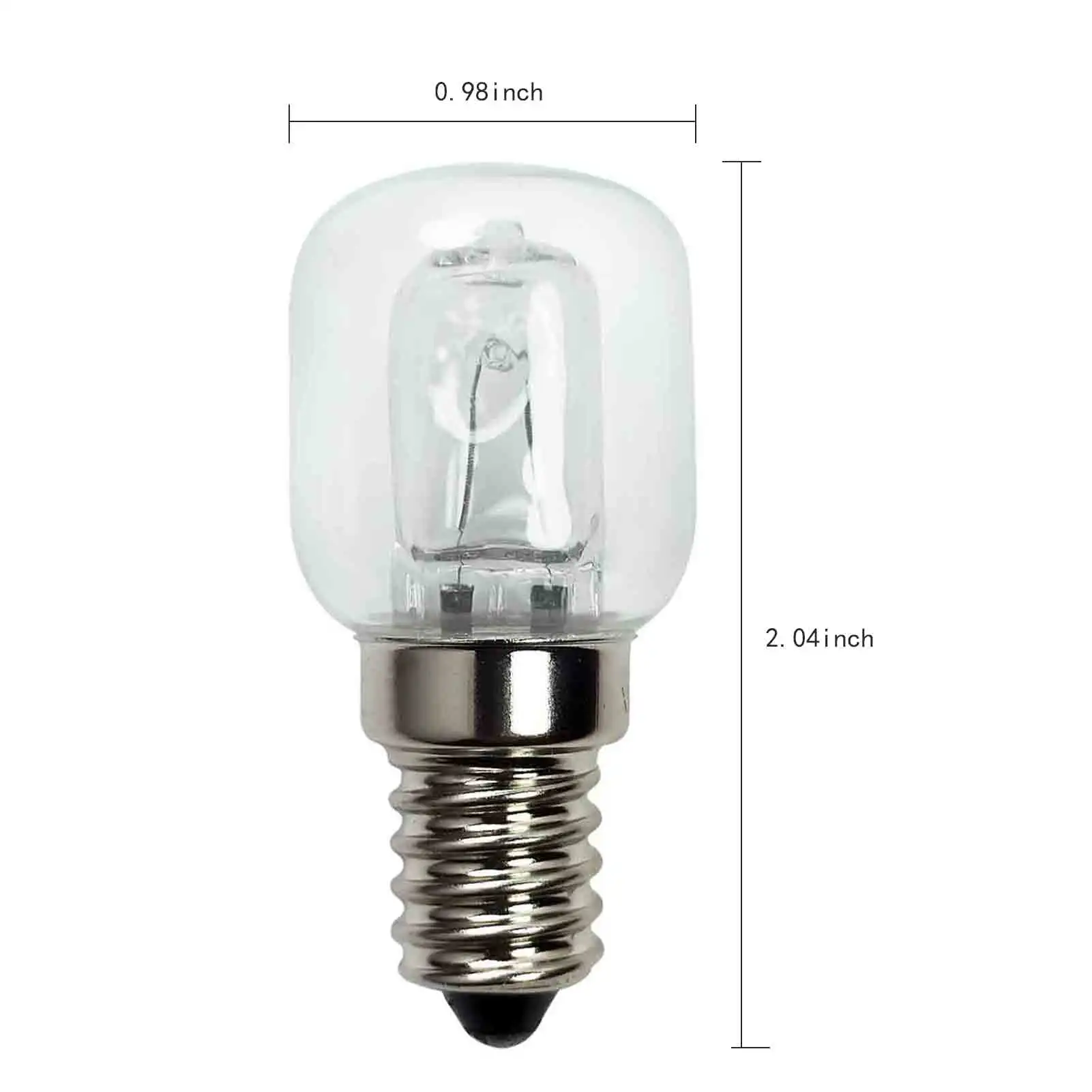 High Temperature Bulb 25W E14 Oven Light Bulb 500 Degree Microwave Oven Light Bulbs High Temp Degree Resistant Microwave Lamp