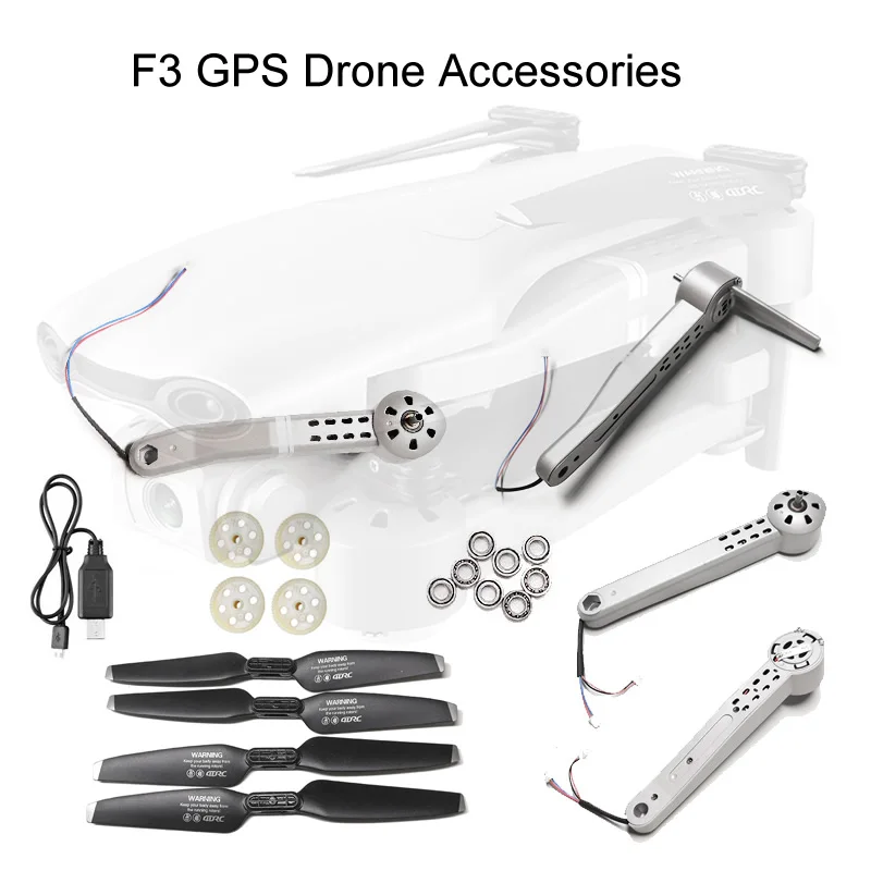 4DRC F3 GPS Drone UAV Accessories Folding Quadcopter Battery Propeller Replacement RC Helicopter Toy Parts Blade Set Spare Motor
