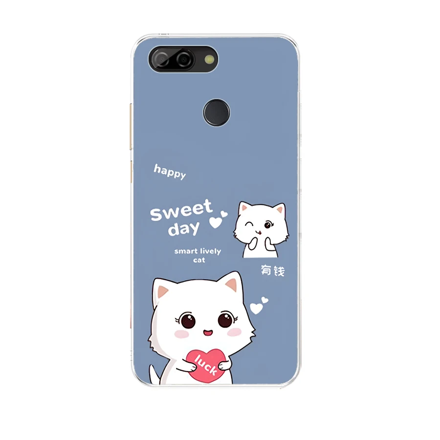 Case For Cover Silicone ZTE Blade V9 Vita V10 Vita Cases coque bumper back cover design protective soft tpu smile