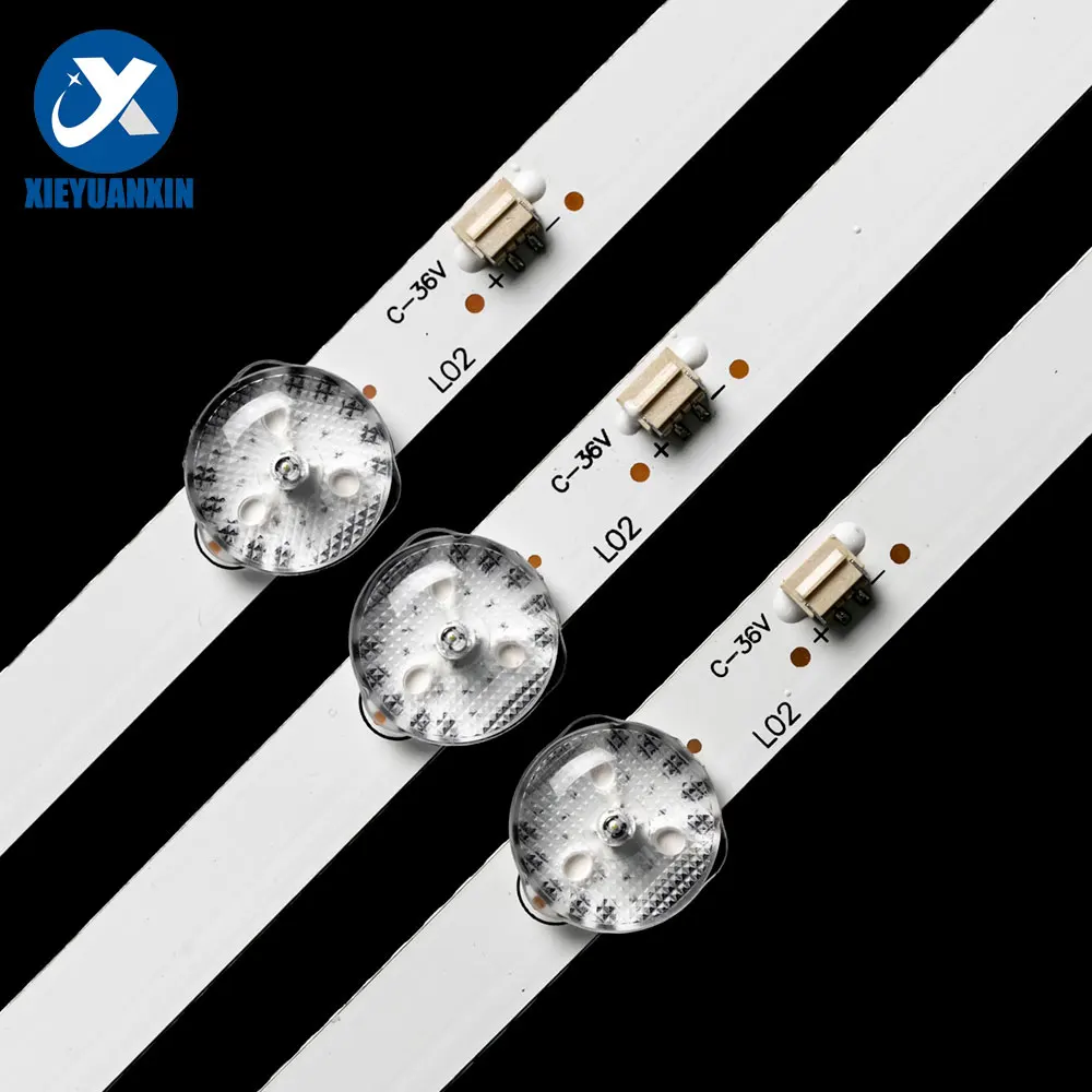 Tv Backlight Led 6V Bar for SAST 32inch JS-D-HL32L12-061DC 3Pcs/Set Tv Repair Parts 32B100L L32M16 LM-32S 32HD510A LED32B100L smile