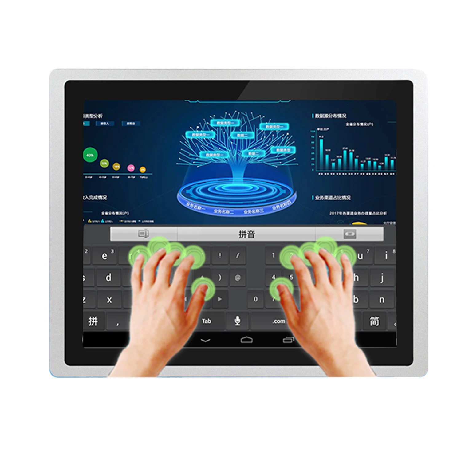 15.6 13.3 18.5 Inch Mini Tablet PC Industrial All-in-One Panel computer Capacitive Touch Screen Built-in WiFi Core i5-7200U