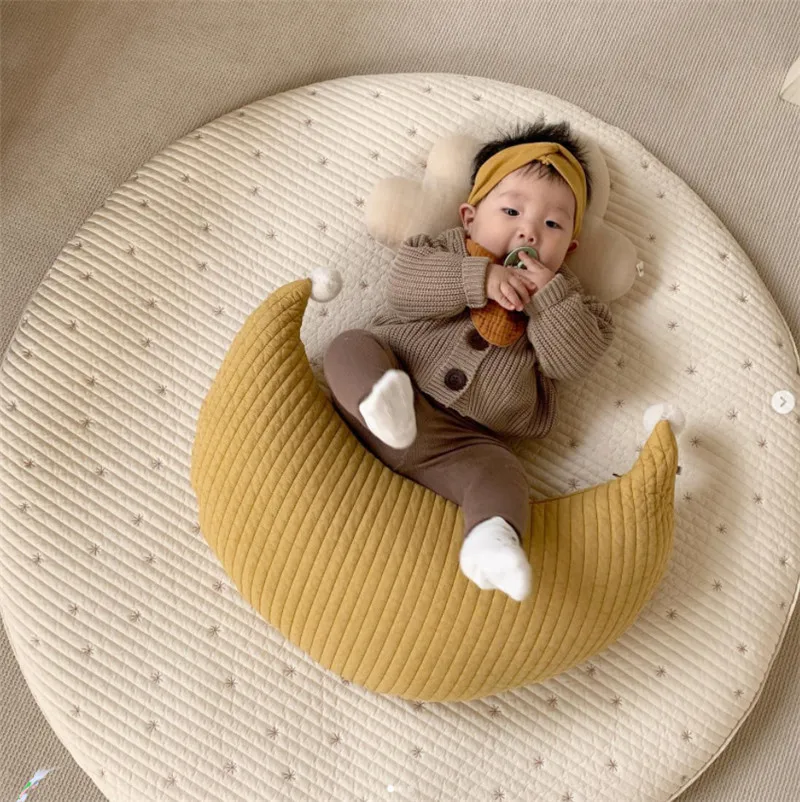 U Shape Baby Breastfeeding Pillows Cotton Nursing Head Support Cushion Newborn for Outdoor Traveling Camping Portable Cushions