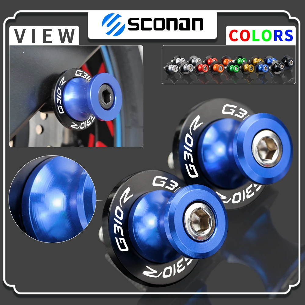 8MM For BMW G310R 2017 2018 2019 2020 2021 Motorcycle Accessories Swingarm Spools slider stand screws G 310R G310 310R