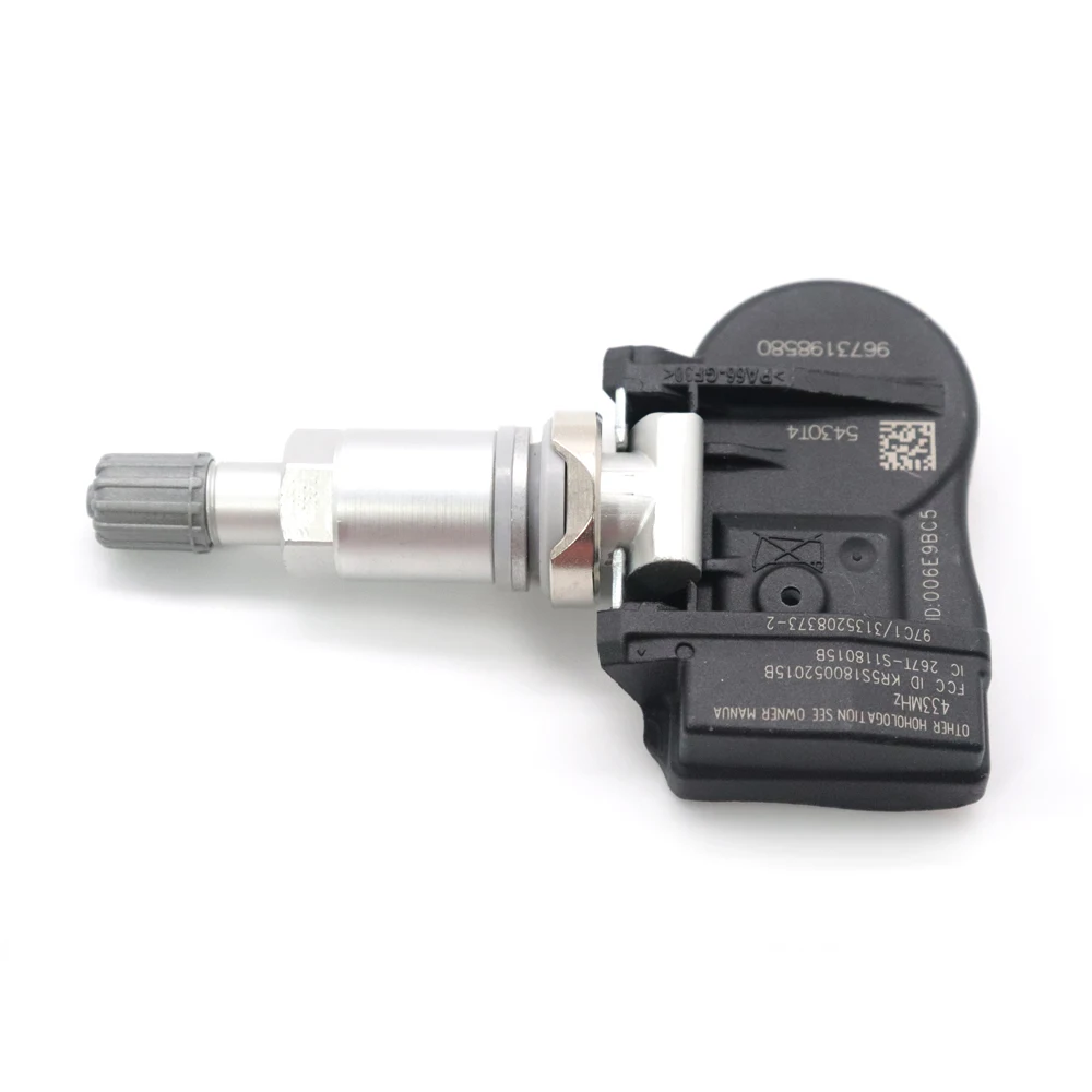 Tire TPMS Car 5430T4 Pressure Monitoring Sensor Fit For Peugeot 207 307 407 508 607 807 1007 For Citroen C4 C5 C6 C8 9673198580 smile