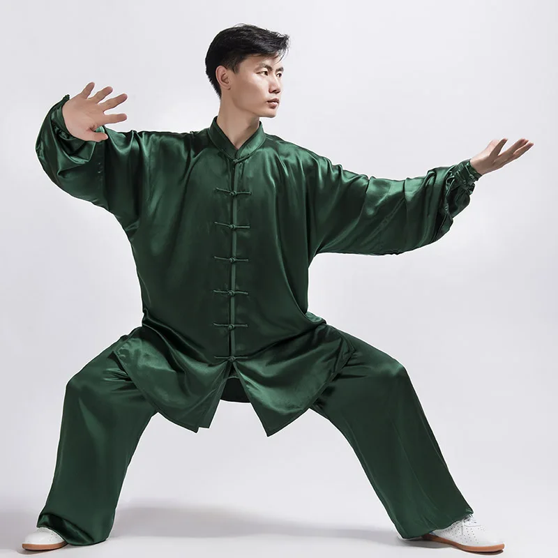 Unisex Tai chi Yiwutang Uniform Summer Kung fu suit Martial Art clothing Chinese Traditional Sets Spring Summer smile