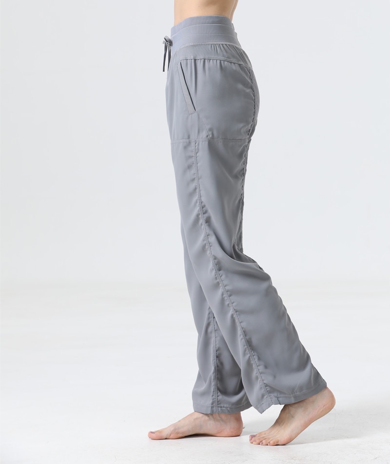Womens Dance Studio Pant Loose Workout Mid Waist Sports for Women Casual Gym Yoga Long Wide Leg Pants Trousers Z260314