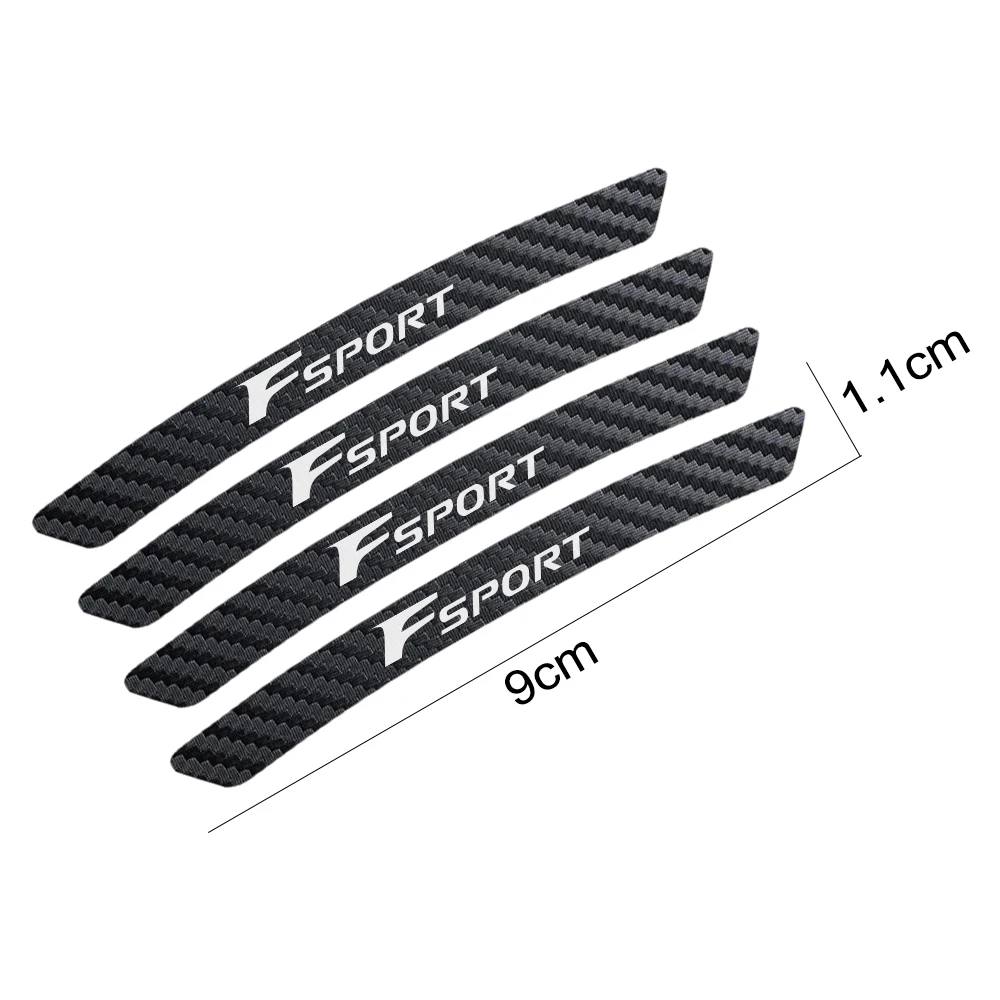 Wheel Stickers Car Rim For Lexus RX NX IS Fsport ES CT200h GS GX LS LX UX Motor Hub Decor Decal Cover Sticker Auto Accessories smile