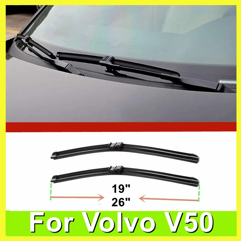 Wiper For Front Blade Voo V50 26"+19" Car ddmysmile Windshield Windscreen 2004 2005 2006 Smile 26"+19"