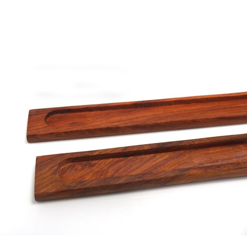 Wooden Incense Stick Holder Fragrance Lamps Ash Catcher Rosewood Tray Burner Holders Home Decoration Censer Tools