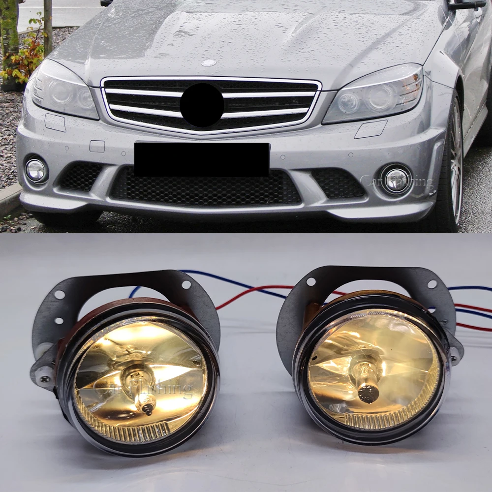 For Mercedes Benz W204 W216 R230 W164 W251 C300 C350 W164 ML320 SL63 AMG R350 headlights Fog Lamp Front Bumper Fog Lights