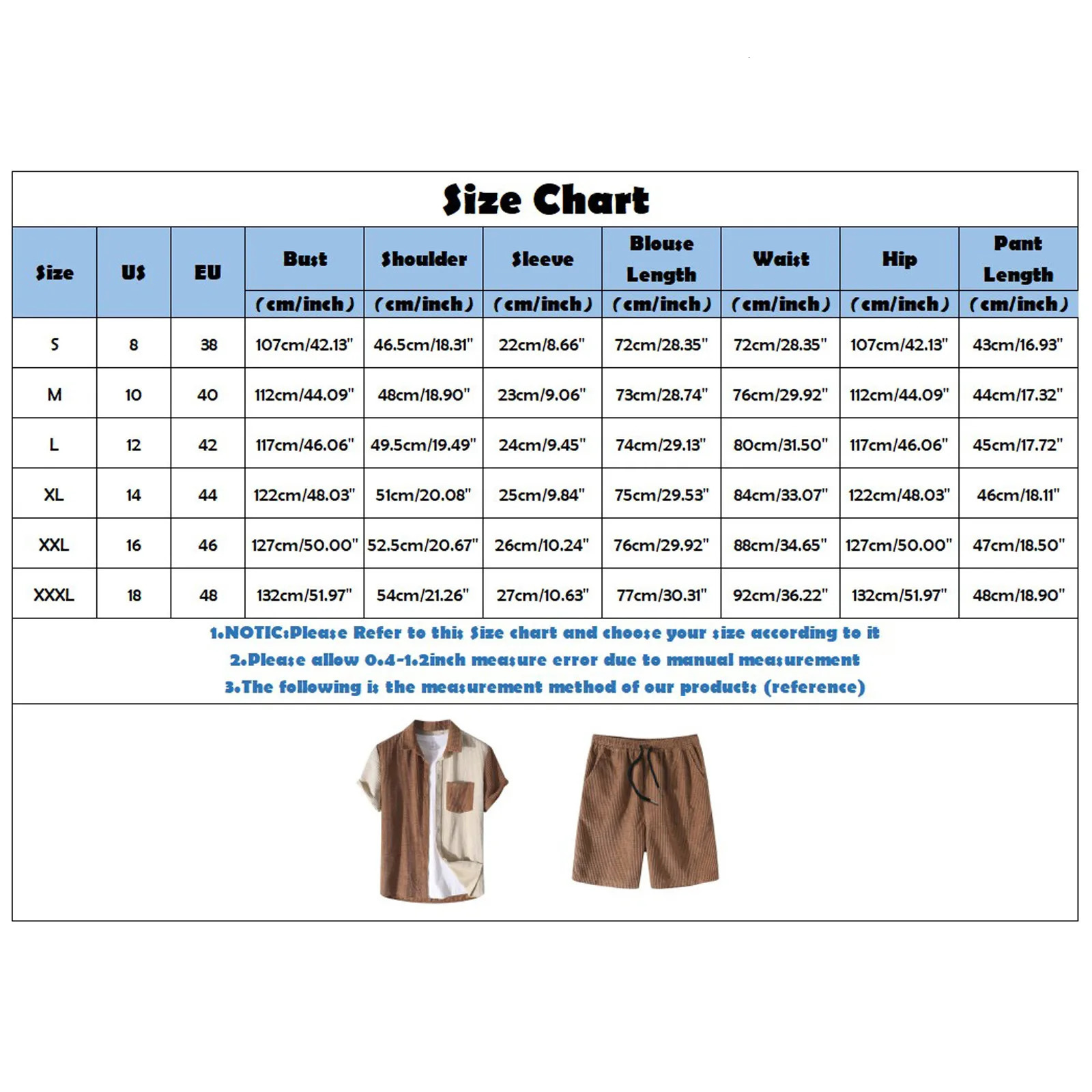 Male Corduroy Summer Sets Beach Short Sleeve Shirt Patchwork Drawstring Shorts Set With Pocket Men Suits Conjuntos De Hombre 240524