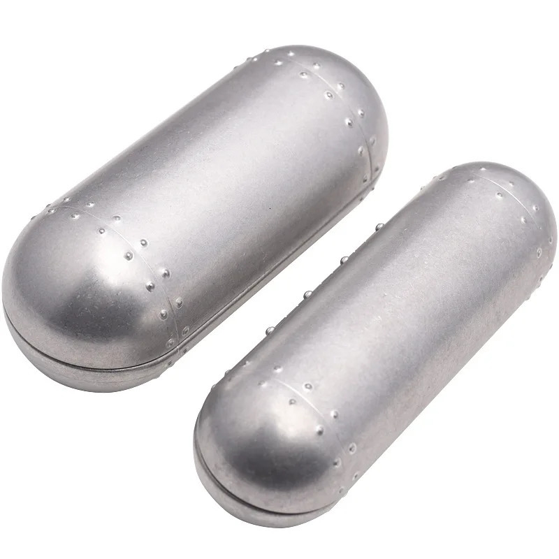 Cubojue Aluminum Round Glasses Cases Hard Light Sunglasses Boxes Fashion Silver Big Small Size 240514