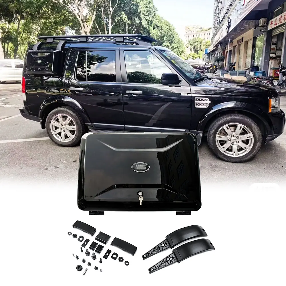 Car Roof Racks For Land Rover Discovery 4 3 LR4 2010-2017 Roof Rack Rail Luggage Boxes Small Bag Side Folding Ladder Box