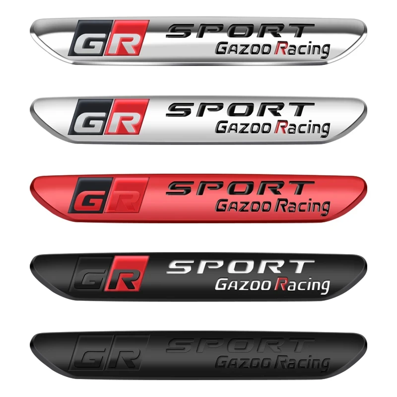 1PCS Converted GR Sport GAZOO logo Racing Badge Metal Car Sticker For Toyota GRSPORT Emblem Badge YARiS Corolla RAV4 Camry Prado
