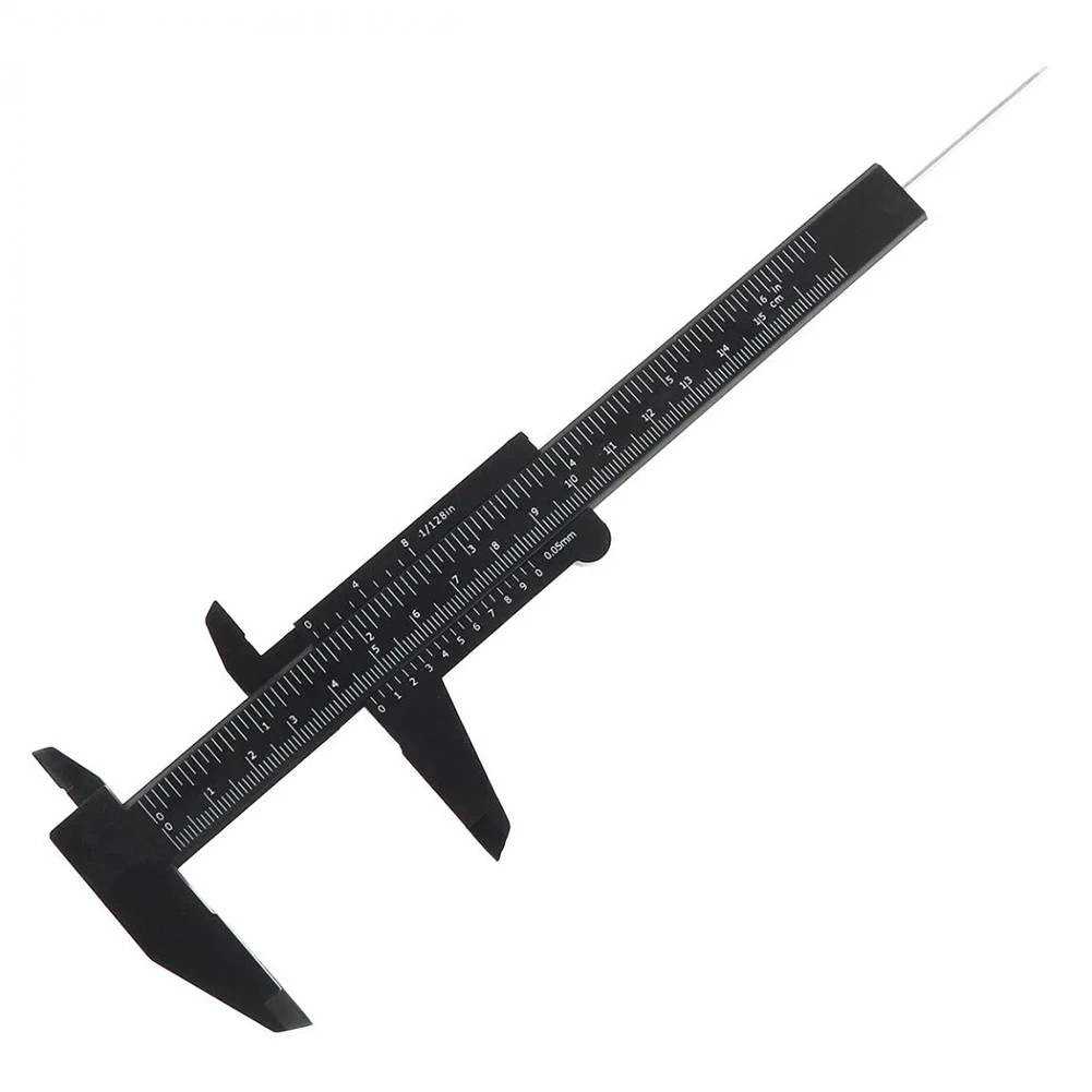 Mini Vernier Plastic Caliper Vernier Calipers Gauge Ruler Scale 0 150mm Measuring Tool for Jewelry DIY Supplies smile