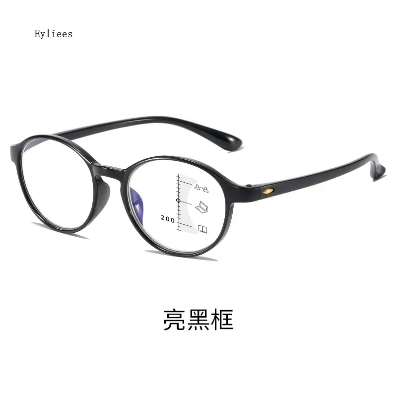 Round Multifocal Reading Glasses Women new Men Ultralight Anti 2025 Blue Light Presbyopic Eyeglasses Progressive Reading Eyewear