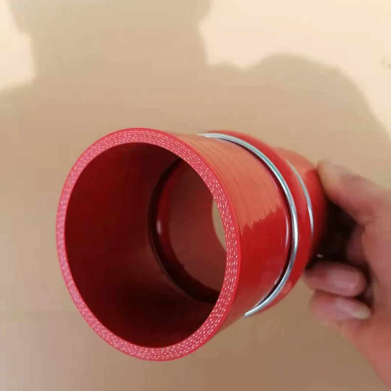 Silicone Hose 3-Ply Reinforced Straight Silicone Coupler Hose Turbo Intake Pipe Silicone Hump Intercooler Engine Intake Pipe