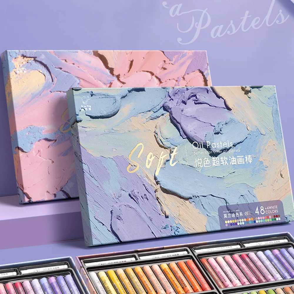 Crayon Crayon Soft Oil Pastel Painting Kit Art Set Oil Crayons Patels Childrens Safety Painting Stick Art Supplies WX5.23