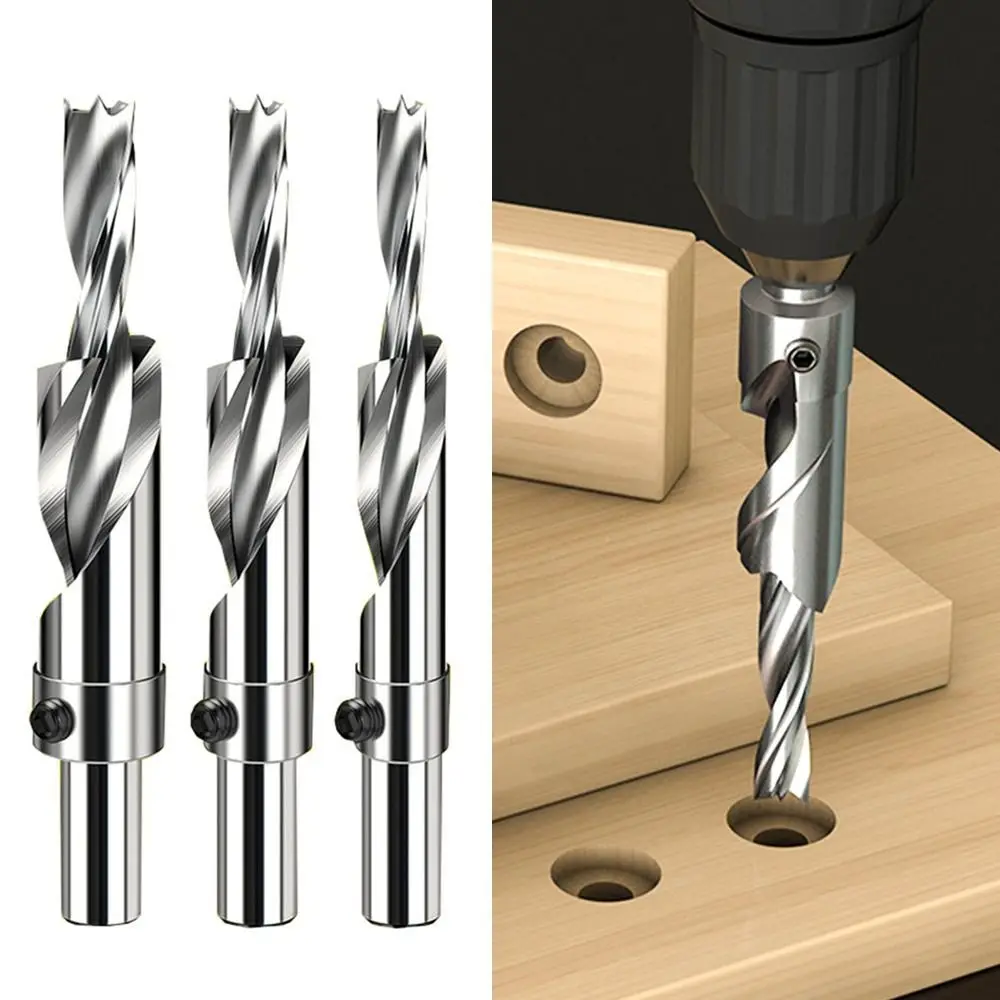 3mm-8mm Senkkopf Salat bohrer Flach boden bohrer Hoch geschwindigkeit stahl Holz bearbeitungs bohrer Lochs ch neider Stanz werkzeuge