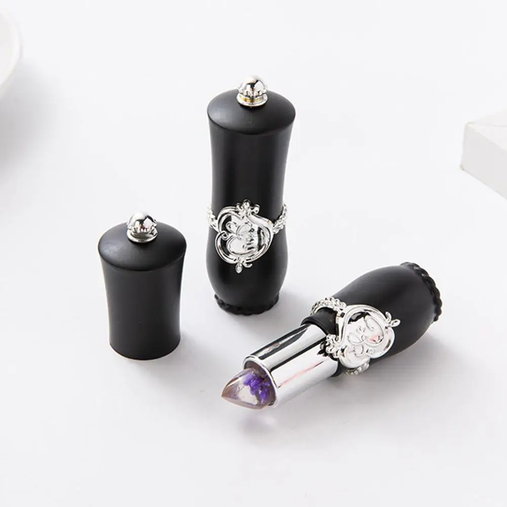 Transparent Lasting ddmysmile Flower Lipstick Moisturizer Crystal Jelly Lipsticks Temperature Color Changing Lip Balm Lips Care Smile