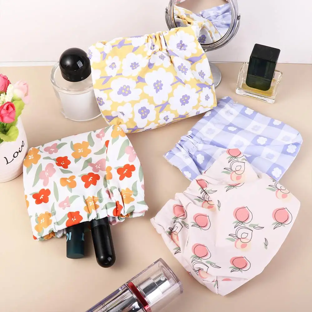 Waterproof Purse Coin Mini Stripe Flower Spring Bag Self-closing Women Change Storage Bag Jewerly Packing Bags smile