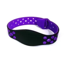 IC 13.56MHz S50 NFC Wristband Silicone Adjustable Bracelet Wrist Band RFID Smart Chip Read Only For Swimming Pool Sauna Door