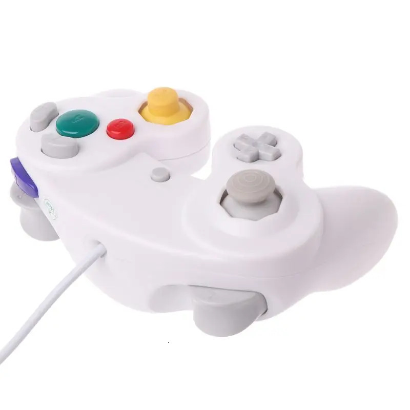 NGC Wired Game Controller GameCube Gamepad for WII Video Game Console Control with GC Port Comfortable Feel and Precise Control 240521