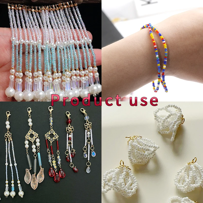 8/0 Mixed color Small Glass Round Seed Beads For Diy Bracelet Necklaces Craft Jewelry Making Supplies Pink White Set