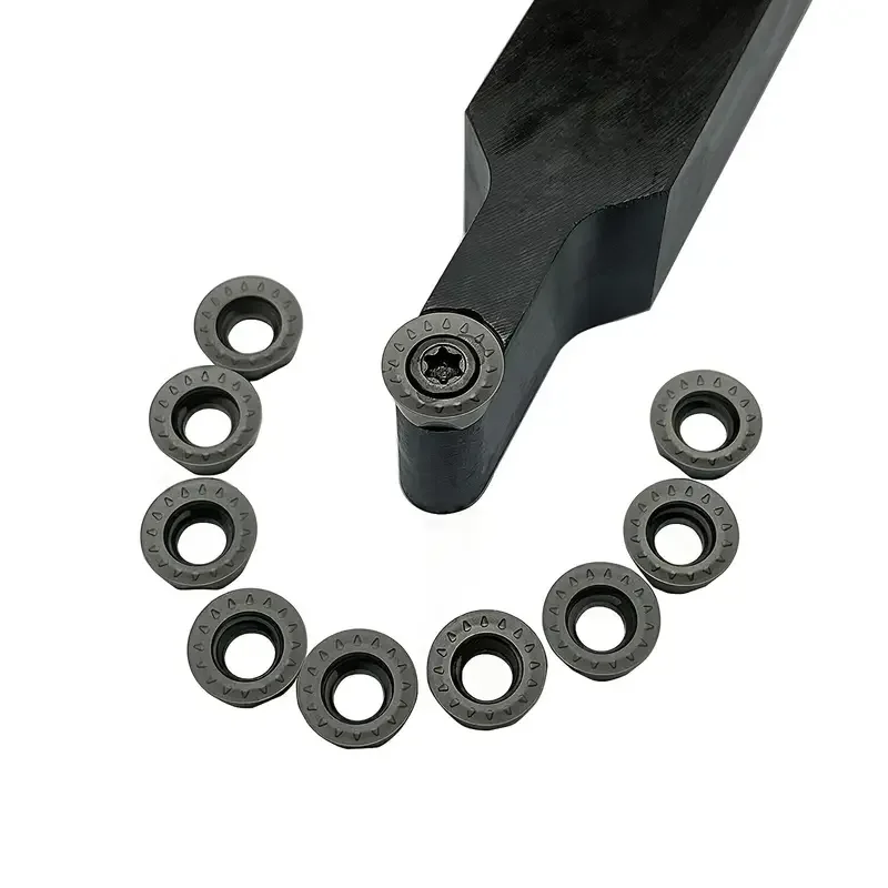 16 OR OR SRDPN12 20 Insert Holder With 10PCS RPMT10T3moe-js Zouzmin Turning Bracket 45 ° Lathe And Contour Tool smile °
