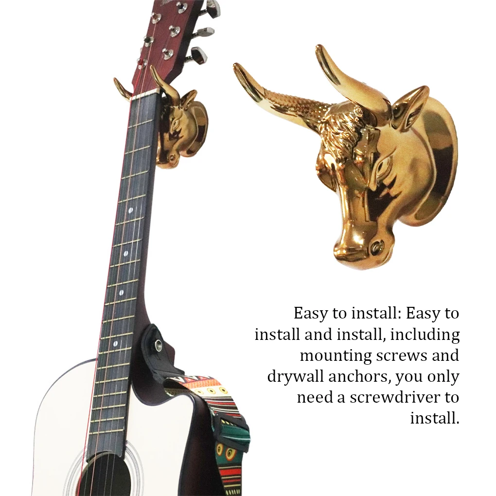 Acoustic Guitar Holders Electric Wall-Mounted Stand Adjustable Load-Bearing ddmysmile Hook Supporter Plastic Hanger Musical Display Smile