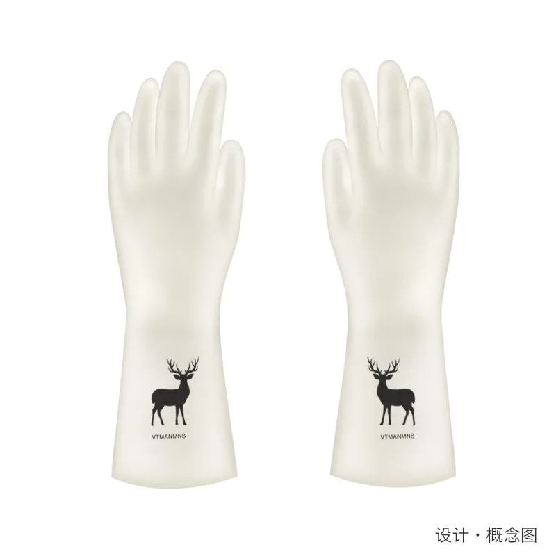 Durable and Waterproof Household Gloves for Cleaning, Dishwashing and Laundry