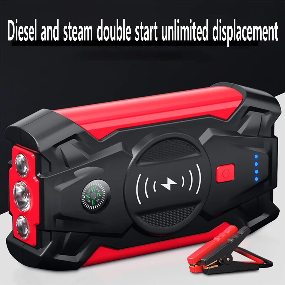 1200A High Capacity 39800mAh 12V Jump Starter Portable Starting Device Power Bank Car Charger For Car Battery Booster