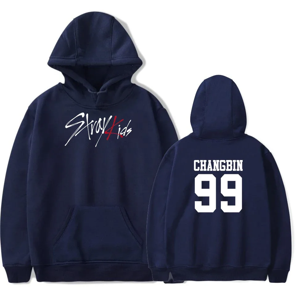 2024 Stray new Kids 2025 Hoody Kpop Unisex Sweatshirts Bang Chan Hyunjin Kim Seungmin Fans Clothes Pullovers Korean Style Loose Hoodies