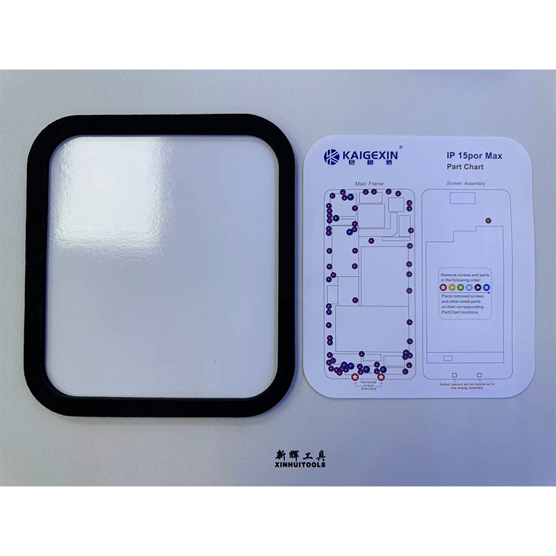 31PC Professional Guide Pad 2025 for Moblie iPhone 6-15pro Max Magnetic Screw Keeper Chart Mat Phone Repair new thicken Disassembly Tools