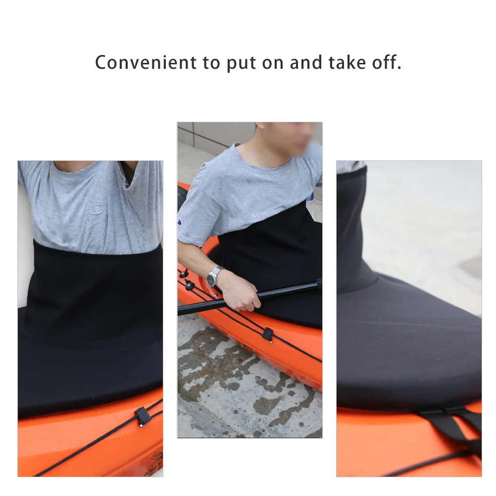 Sprayskirt Deck Kayak Kayak Skirt Waterproof Kayak Skirts for Water Sports Deck Surf Accessories smile