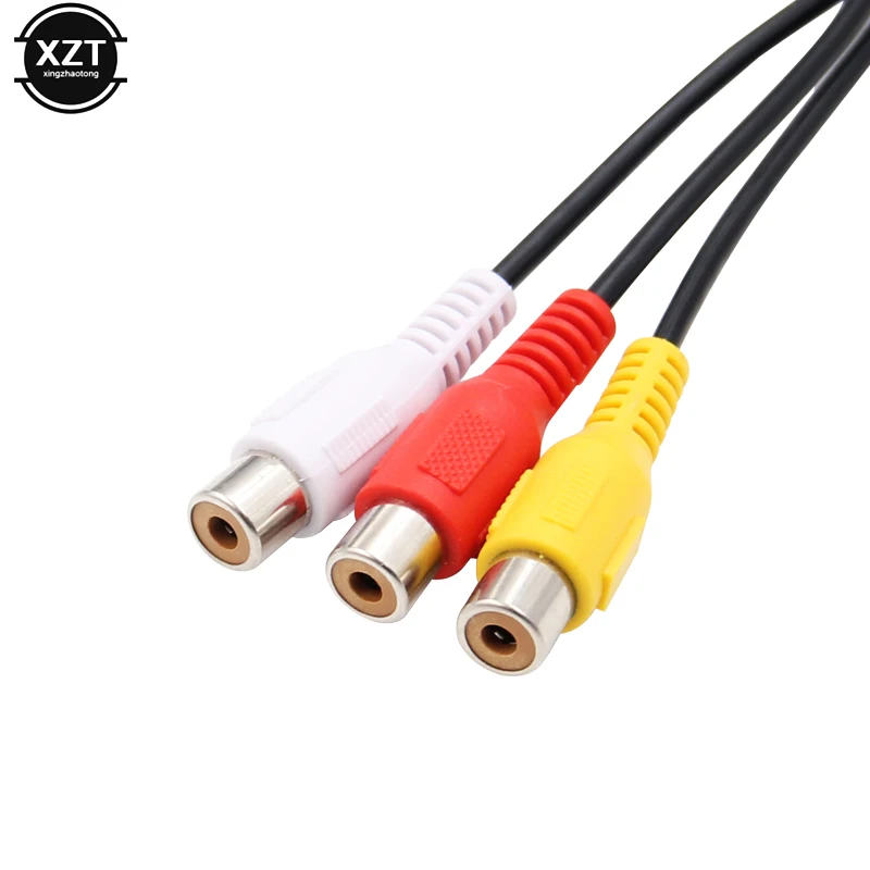 new New 1pcs Car RCA Adapter VTR Cable For Toyota 6 Pin Blue AV 2025 Port connector for NSZT-W62G NSCT-D62D(N161)