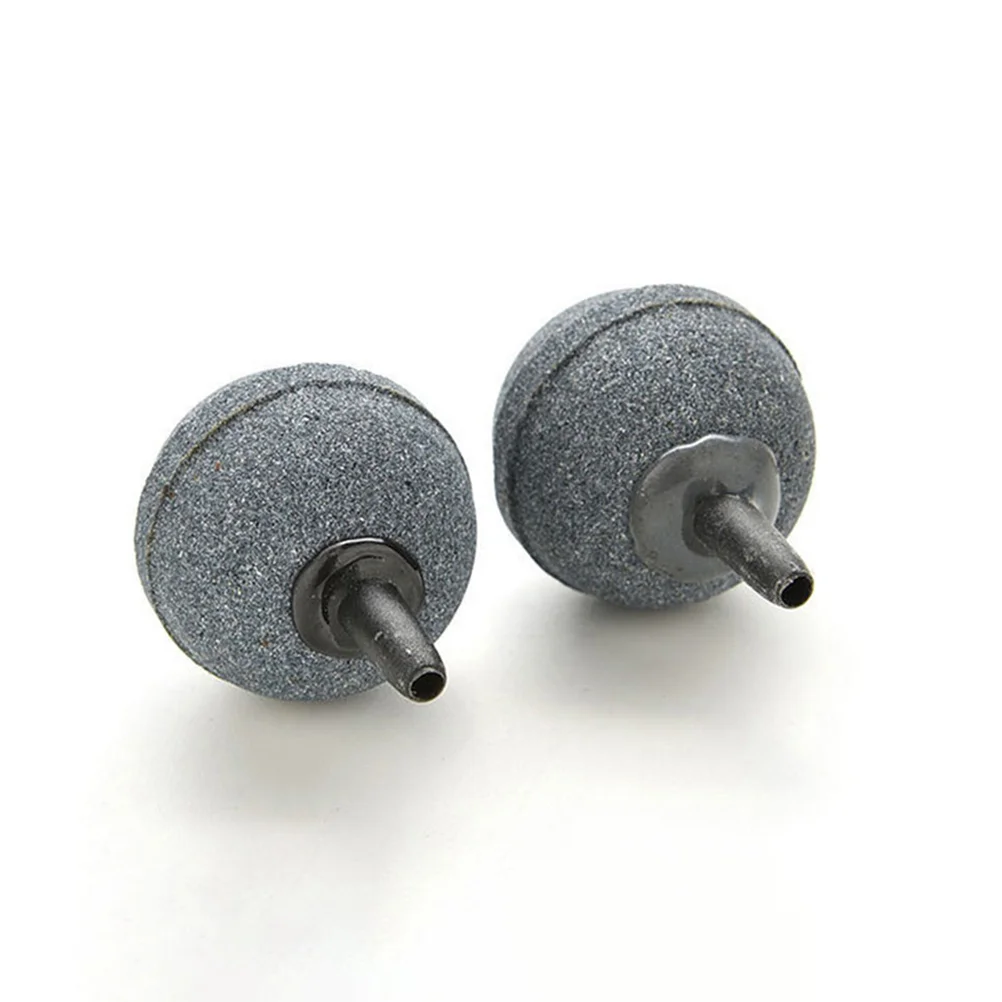 12Pcs 20 x20mm Round Air Stone Mineral Bubble Diffuser Airstones for Aquarium Fish Tank Pump and Hydroponics