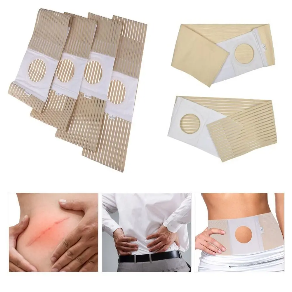 Care Elastic Stoma Strap Comfortable Colostomy Belt Ostomy Belt Abdominal Binder Brace Ostomy Hernia Support