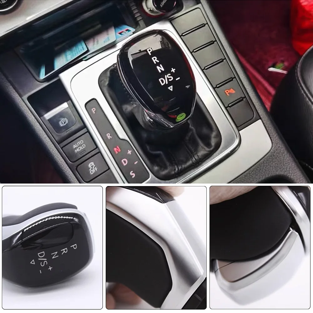 2025 Electronic LED light Gear Shift Knob Lever Shifter HeadBall For VW golf 6 7 passat B7 B8 tiguan 2 new Touran CC Sokda Scirocco