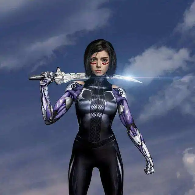 Cosplay Alita Battle Angel Costume Zentai Suit Game Girls Woman Female Bodysuits Halloween Kids Adults Jumpsuits smile