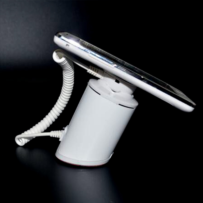 Mobile Phone Burglar Alarm Display Stand Cellphone Security Anti Theft Device Holder With Charging Function