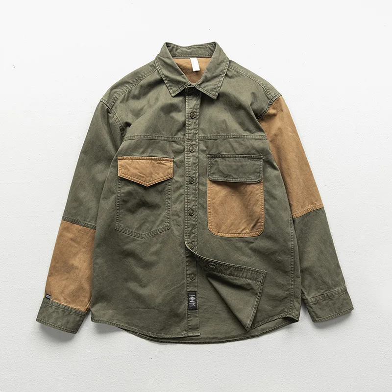 Jacket Work Denim Men's Clothes Outdoor Cycling Climbing Trekking Hiking Combat Sport Railway ddmysmile Locomotive Vertical Stripe Coat Smile