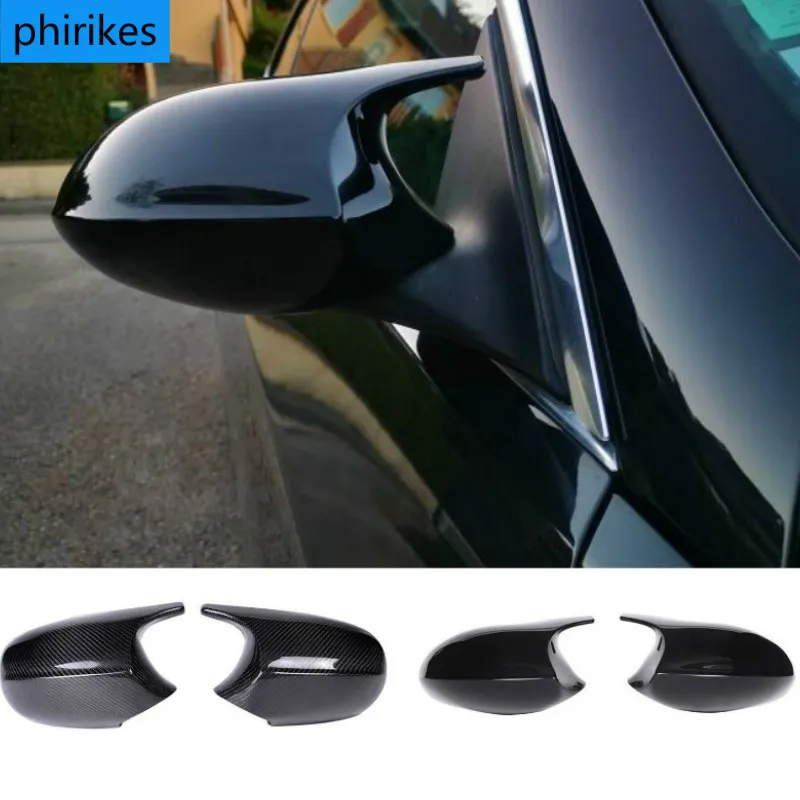 Side Rearview Mirror Cap Wing Mirror Cover Fit For BMW E90 E91 2005-2011 E92 E93 2006-2013 E81 E82 E88 E87 E88 Car Accessories