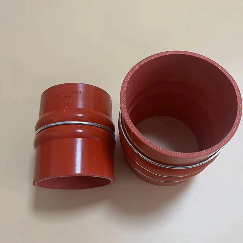 Silicone Hose 3-Ply Reinforced Straight Silicone Coupler Hose Turbo Intake Pipe Silicone Hump Intercooler Engine Intake Pipe