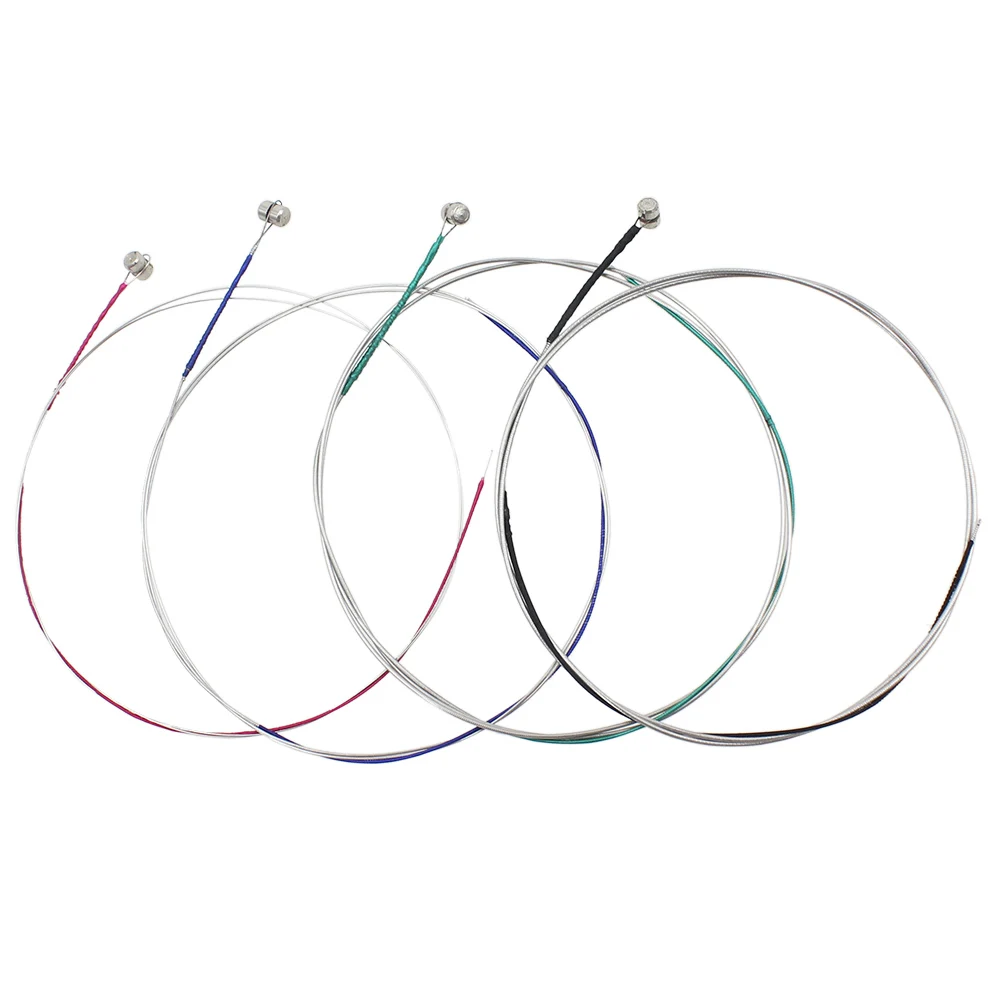 4pcs Violin Strings E-A-D-G Steel Core Nickel Silver Wound Exquisite Stringed Musical Instrument Parts Accessories