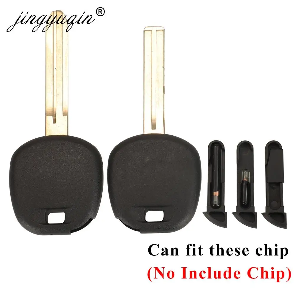 Replacement Key 10pcs/lot jingyuqin Case For Toyota Toyota Corolla Yaris Avensis Transponder Key Shell TOY48/TOY43 Blade No Chip smile