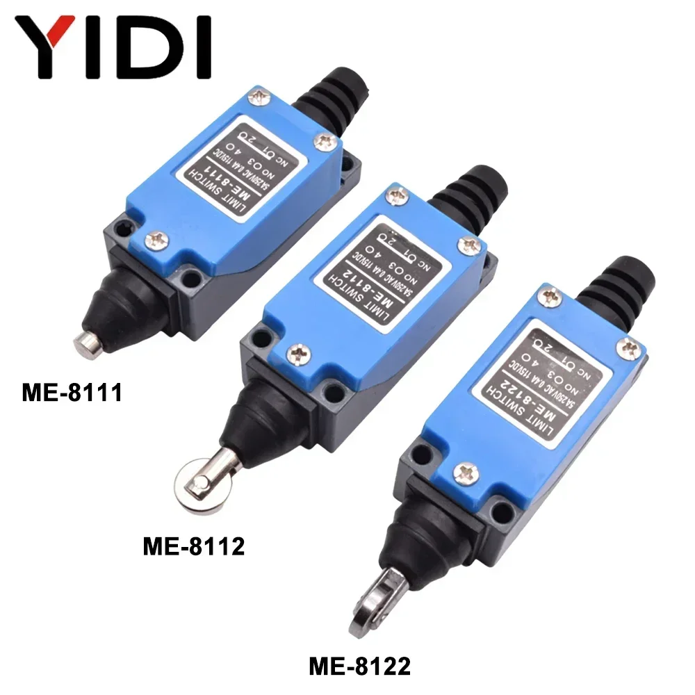 ME 8108 8111 8122 9101 Waterproof CNC Momentary Limit Switch 5A/220V Rotary Roller Lever Sealed Industrial Machine Limit Switch